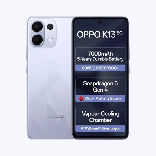 Picture of oppo K13 5G (8GB RAM, 256GB, Prism Black)