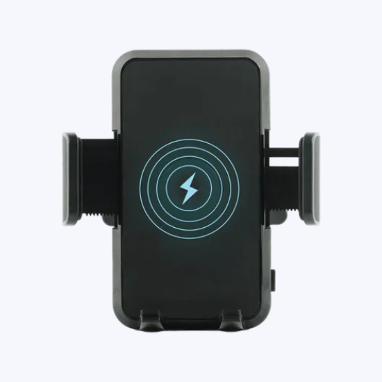 Picture of 10W Wireless Car Charger for Smartphones (Qi Certified, Compact Air Vent Mount, Midnight Black)