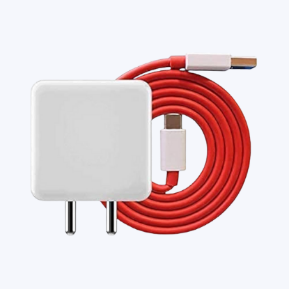 Picture of bArrett Super Fast WARP OnePlus 8 Pro Charger 30W, Warp Wall Charger OnePlus Power Adapter + USB C Warp Charging Cable