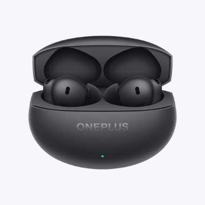 Picture of OnePlus Buds 4 TWS Earbuds with Adaptive Noise Cancellation (IPX55 Water Resistant, Dual Dynamic Drivers, Storm Grey)