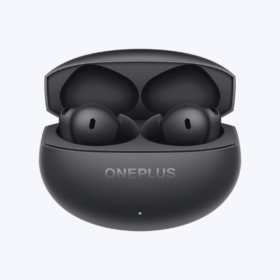 Picture of OnePlus Buds 4 TWS Earbuds with Adaptive Noise Cancellation (IPX55 Water Resistant, Dual Dynamic Drivers, Storm Grey)